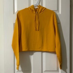Mustard Yellow Cropped Sweater
